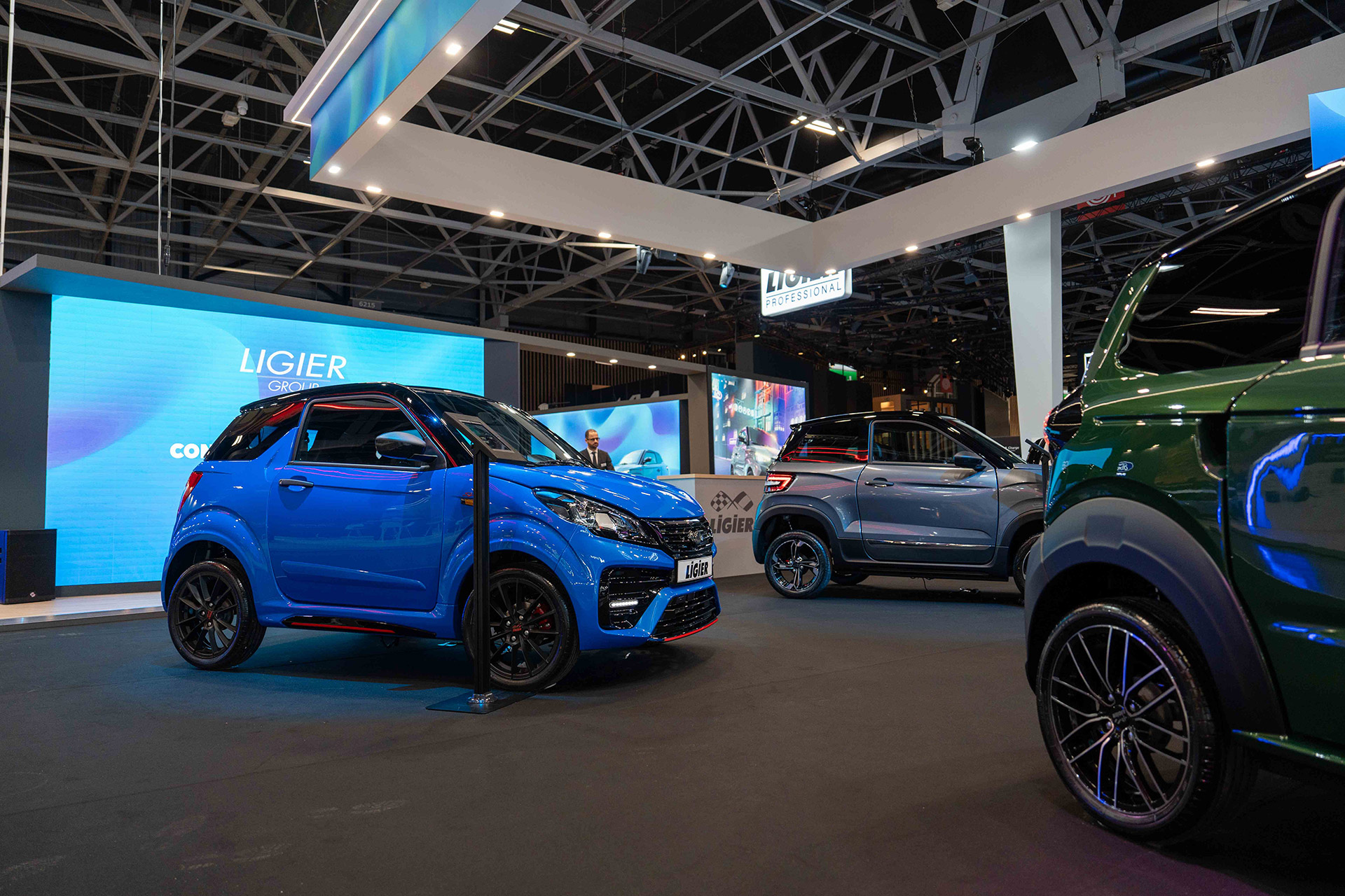 Stand Ligier Group Mondial de l'Auto 2024